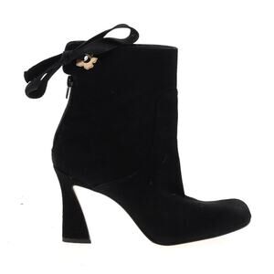 Ted Baker Haraya Soft Suede Leather Ankle Boots Feminine Lace Up Size EU 40 US 9